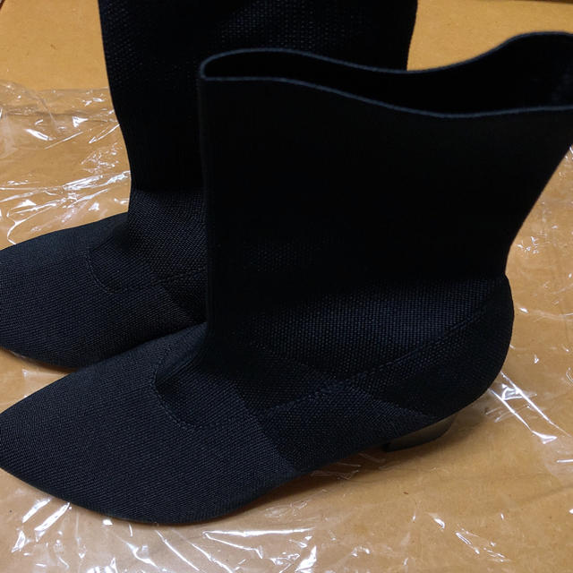 神戸レタス(コウベレタス)の神戸レタス　ソックスブーツ(ブラック) レディースの靴/シューズ(ブーツ)の商品写真