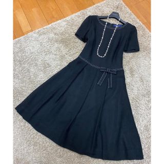 エムズグレイシー(M'S GRACY)の美品！エムズグレイシー　ワンピース　サイズ38(ひざ丈ワンピース)