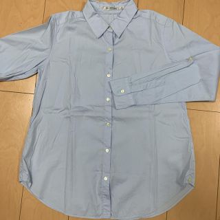 ユニクロ(UNIQLO)のワイシャツ　水色(シャツ/ブラウス(長袖/七分))