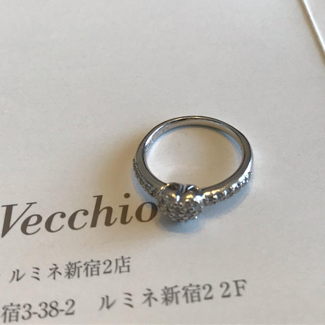 PonteVecchio(ポンテヴェキオ)のPonteVecchio 18金WGダイヤモンドリング　ピンキー レディースのアクセサリー(リング(指輪))の商品写真