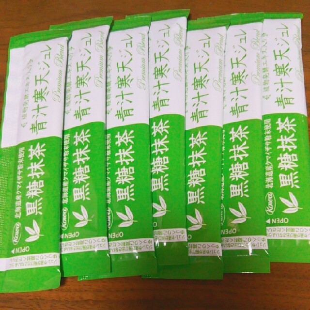 黒糖抹茶  青汁寒天ジュレ コスメ/美容のダイエット(ダイエット食品)の商品写真