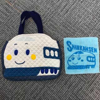 サンリオ(サンリオ)のシンカンセンクン　もったいない商品　BAG&タオルハンカチ　送料無料❣️(トートバッグ)