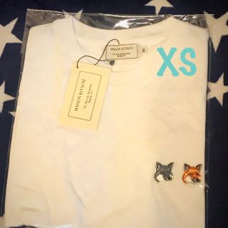 メゾンキツネ(MAISON KITSUNE')のメゾンキツネ　Tシャツ　XS(Tシャツ/カットソー(半袖/袖なし))