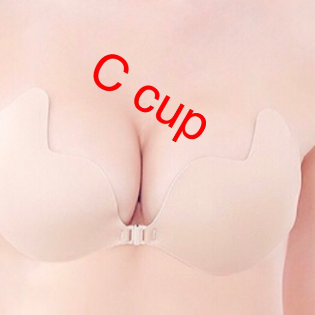 ヌーブラ シリコンブラシームレス  ヌーブラ❤激盛りCカップ ベージュ レディースの下着/アンダーウェア(ヌーブラ)の商品写真