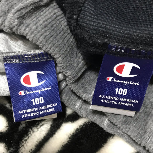 Champion(チャンピオン)のキッズ チャンピオン パンツ2枚セット サイズ100 キッズ/ベビー/マタニティのキッズ服男の子用(90cm~)(パンツ/スパッツ)の商品写真