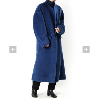最安値 mame - mame新品未使用タグ付きブルーロングコート⭐︎サイズ1