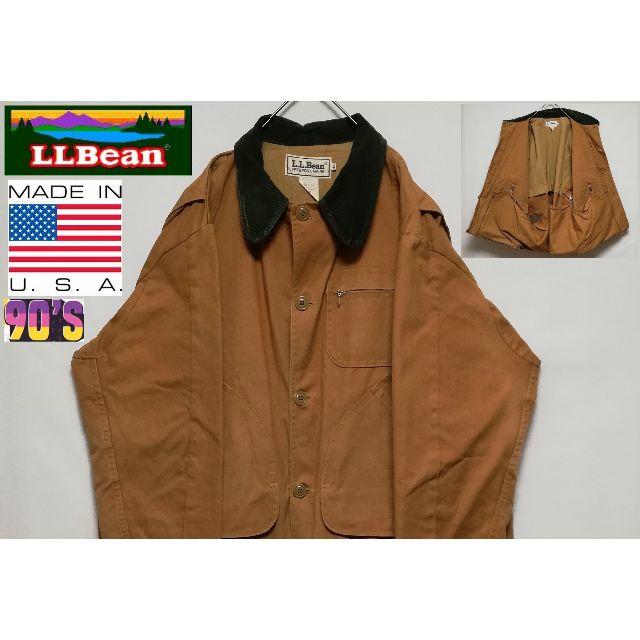 L.L.Bean(エルエルビーン)の90年代 L.L.BEAN ハンティングジャケット USA メンズのジャケット/アウター(カバーオール)の商品写真