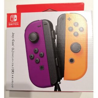 ニンテンドースイッチ(Nintendo Switch)の【KRN様専用】ニンテンドースイッチ joy-con ネオンパープル(携帯用ゲーム機本体)