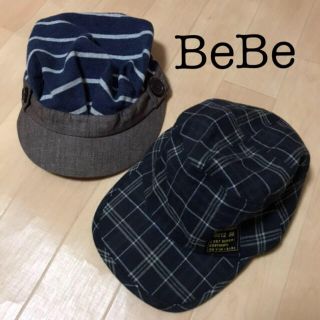 ベベ(BeBe)の BeBe 子ども ベビー 男の子 帽子 2点セット(帽子)