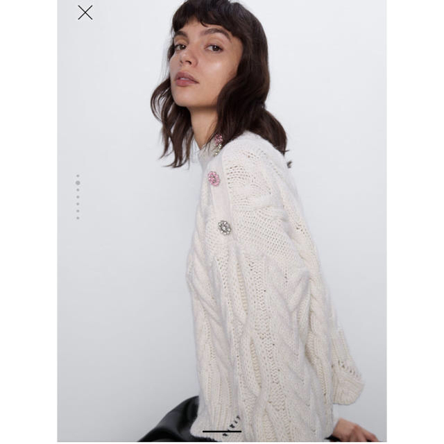 ZARA(ザラ)のZARA ケーブルニットセーター レディースのトップス(ニット/セーター)の商品写真