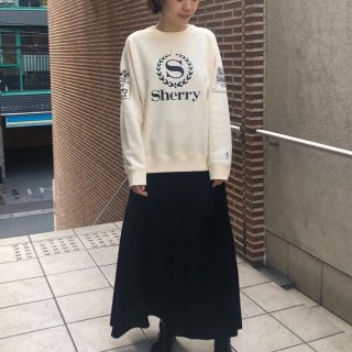 グリード(GREED)の値下げGREED Striped Velour Flared Skirt(ロングスカート)