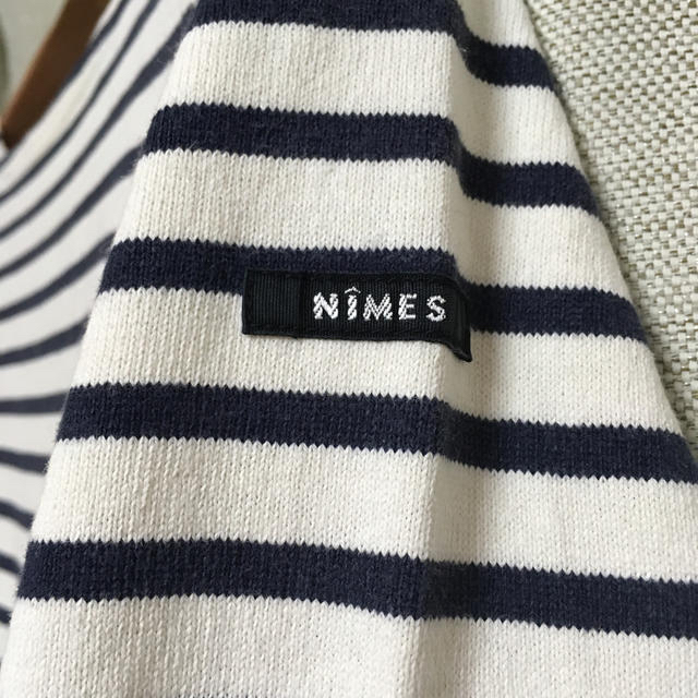 NIMES(ニーム)の★nico様専用★NIMESボーダーバスクシャツ&ユニクログレーパーカー レディースのトップス(カットソー(長袖/七分))の商品写真