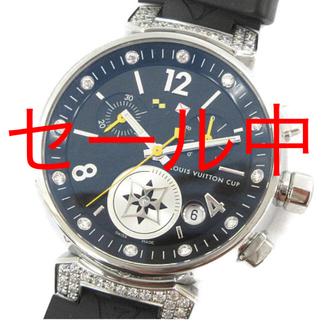 ルイヴィトン(LOUIS VUITTON)のルイヴィトン LOUIS VUITTON ダイヤ腕時計 クロノグラフ　タンブール(腕時計)