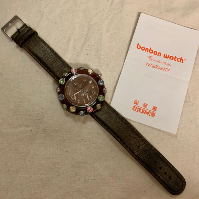 【めありー様専用】ボンボンウォッチ　美品　レアな廃盤品　腕時計 レディースのファッション小物(腕時計)の商品写真