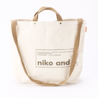 ニコアンド(niko and...)の新品タグ付き　nikoand...トートバッグ(トートバッグ)