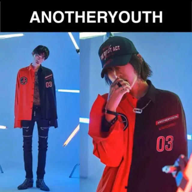 Another youth ハーフカラーシャツ