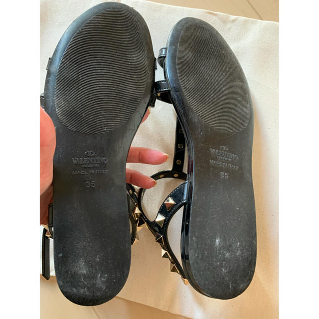 ヴァレンティノ 黒サンダル 35 ヴァレンティノ 黒サンダル 35