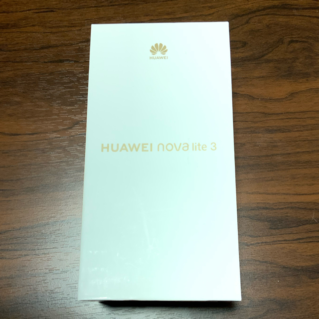 スマートフォン/携帯電話HUAWEI   nova lite ３　オーロラブルー　本体