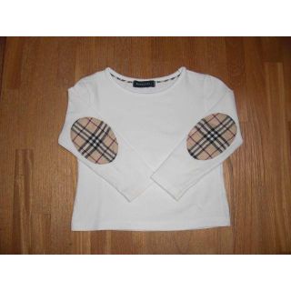 BURBERRY - 中古 バーバリー 長袖Ｔシャツ 白 ２ ＣＷＦ社の通販 by ...