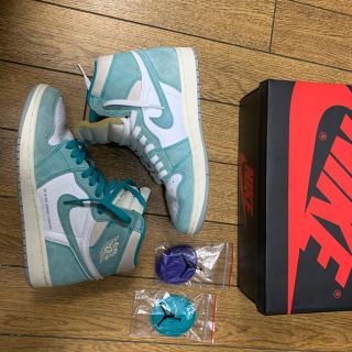 ナイキ(NIKE)のNIKE エアジョーダン1 aj1 AJ1 ターボグリーン(スニーカー)