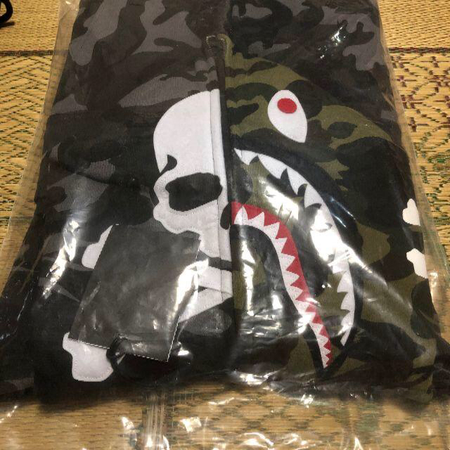 mastermind VS A BATHING APE シャークパーカー L