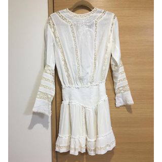 イザベルマラン(Isabel Marant)のISABEL MARANT イザベルマラン　刺繍ワンピース(ブラウス)(シャツ/ブラウス(長袖/七分))