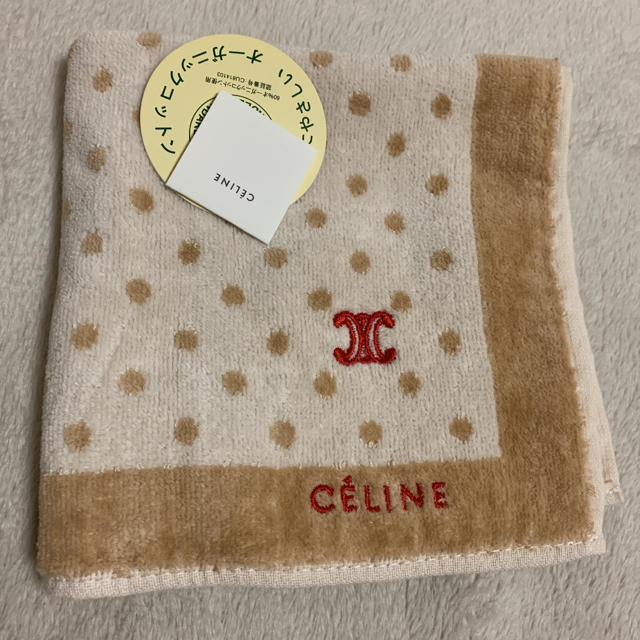 celine(セリーヌ)のセリーヌ　タオルハンカチ レディースのファッション小物(ハンカチ)の商品写真