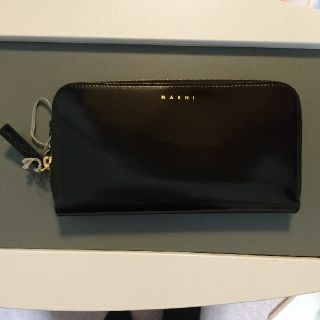 マルニ(Marni)の【ミイ様専用】Marni マルニ 黒 レザー 長財布(財布)