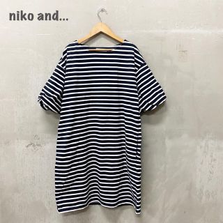 ニコアンド(niko and...)の【niko and...】ボーダーワンピース ニコアンド(ひざ丈ワンピース)