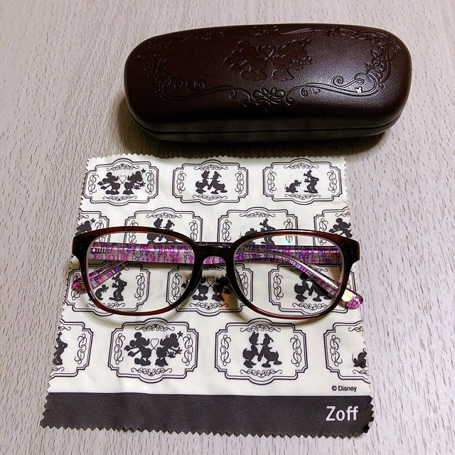 Zoff(ゾフ)のミニーちゃんメガネ レディースのファッション小物(サングラス/メガネ)の商品写真