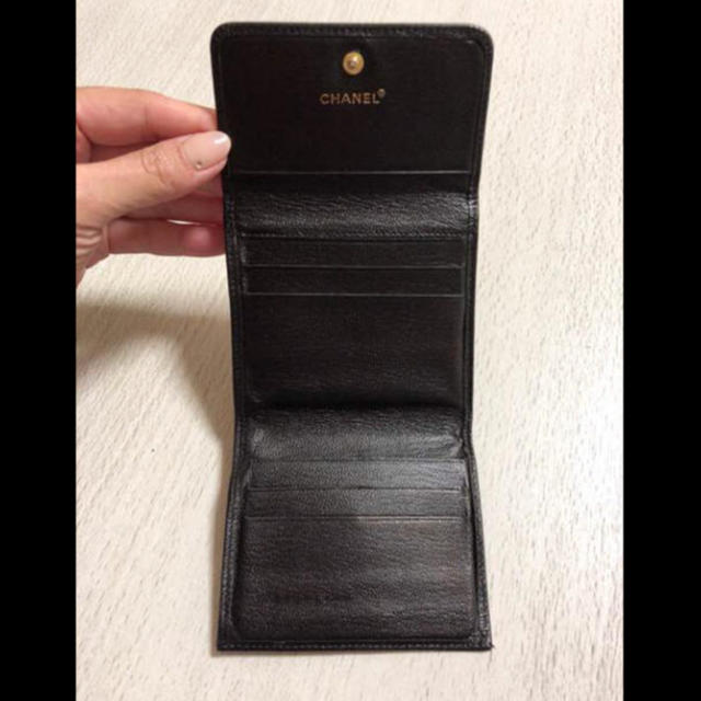 CHANEL - CHANEL 折りたたみ財布 値下げ中!の通販 by ぽい|シャネル