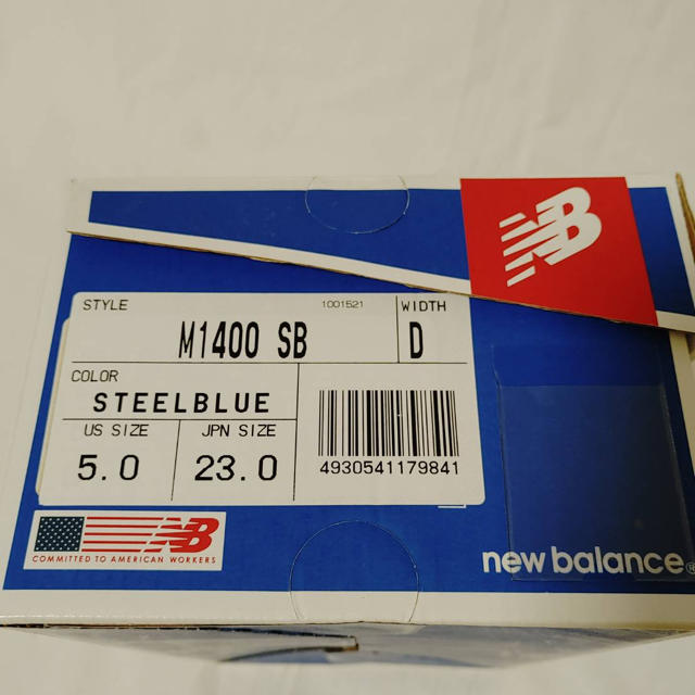 New Balance(ニューバランス)のニューバランス　M1400 スティールブルー　23cm レディースの靴/シューズ(スニーカー)の商品写真