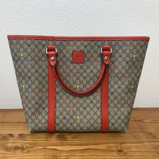 グッチ(Gucci)のGUCCI キッズライン 星柄ミニトート(トートバッグ)