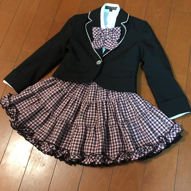 PERSON'S(パーソンズ)の女の子　入学式スーツ キッズ/ベビー/マタニティのキッズ服女の子用(90cm~)(ドレス/フォーマル)の商品写真