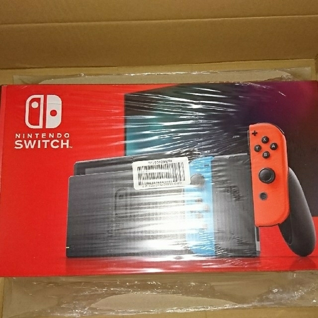 新型 nintendo switch ネオンブルー