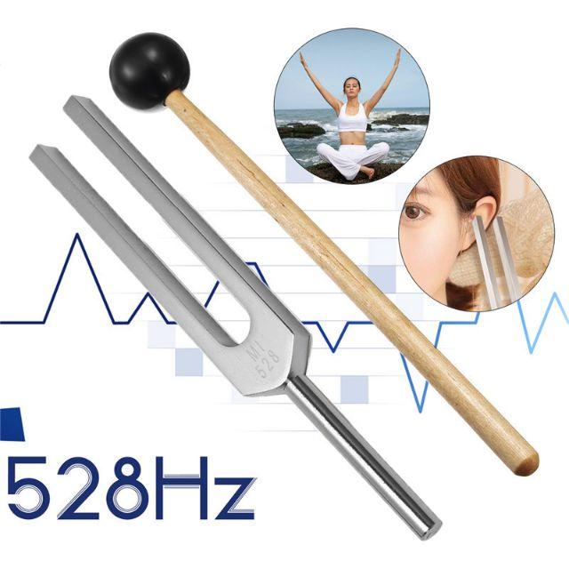 音叉 おんさ チューナー 528Hz チューナー マレット セット 楽器の打楽器(その他)の商品写真