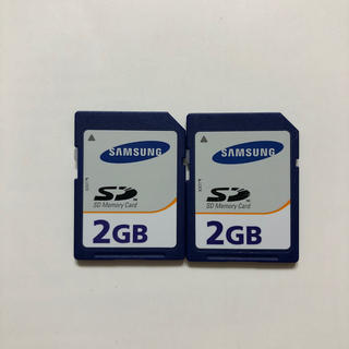 サムスン(SAMSUNG)のSamsung サムスン　SDカード　2GB 2枚(コンパクトデジタルカメラ)