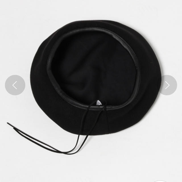 WEGO(ウィゴー)のWEGO ベレー帽　パイピングベレー帽　ワッペン 帽子 メンズ レディース レディースの帽子(ハンチング/ベレー帽)の商品写真