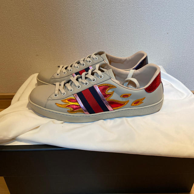 Gucci(グッチ)のGucci Ace Flame  メンズの靴/シューズ(スニーカー)の商品写真