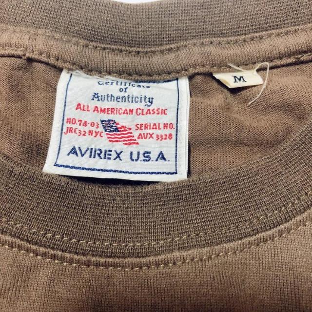 AVIREX(アヴィレックス)のアヴィレックス カットソー 長袖 M メンズのトップス(Tシャツ/カットソー(七分/長袖))の商品写真