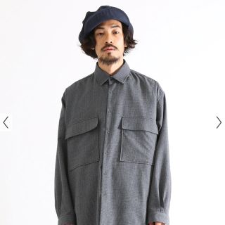 マルタンマルジェラ(Maison Martin Margiela)のmarka FLAP POCKET SHIRTS - check -(シャツ)