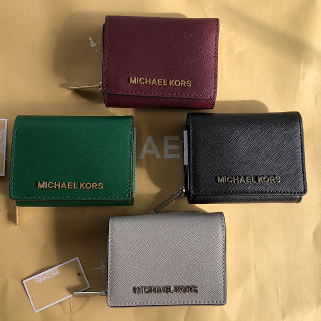 MICHAEL KORS - 新作!マイケルコース三つ折り財布 Jewel Green MICHAEL KORS - 新作!マイケルコース三つ折り財布 Jewel Green