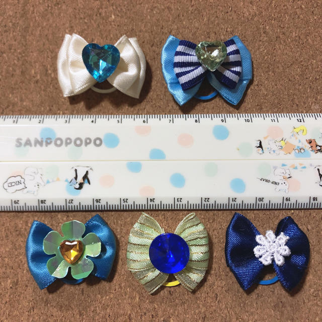 犬用リボンNo.3☆10組20個☆の通販 by blue_sky's shop|ラクマ