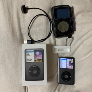 アップル(Apple)のipod classic 160GB ブラック(ポータブルプレーヤー)