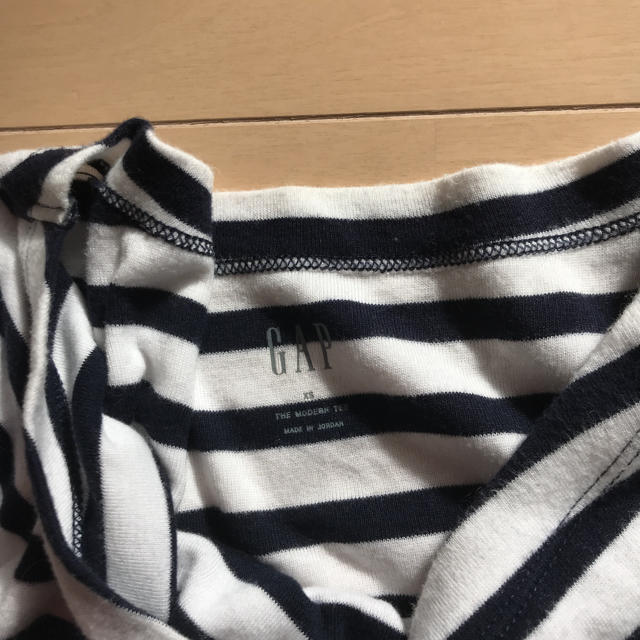 GAP(ギャップ)のGAP ボーダーカットソー ロンT XS レディースのトップス(Tシャツ(長袖/七分))の商品写真