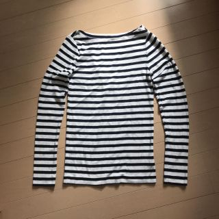 ギャップ(GAP)のGAP ボーダーカットソー ロンT XS(Tシャツ(長袖/七分))