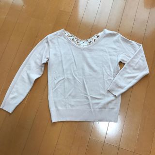 プロポーションボディドレッシング(PROPORTION BODY DRESSING)のプロポーション　ボディ　ドレッシング　vネック　ニット　ダスティピンク(ニット/セーター)