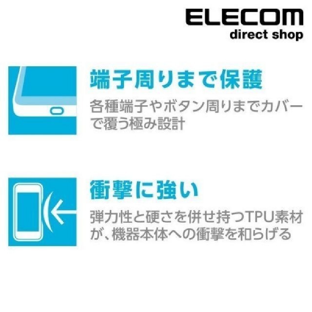 ELECOM(エレコム)の新品 GooglePixel3用ソフトケース極み クリア 469 スマホ/家電/カメラのスマホアクセサリー(Androidケース)の商品写真