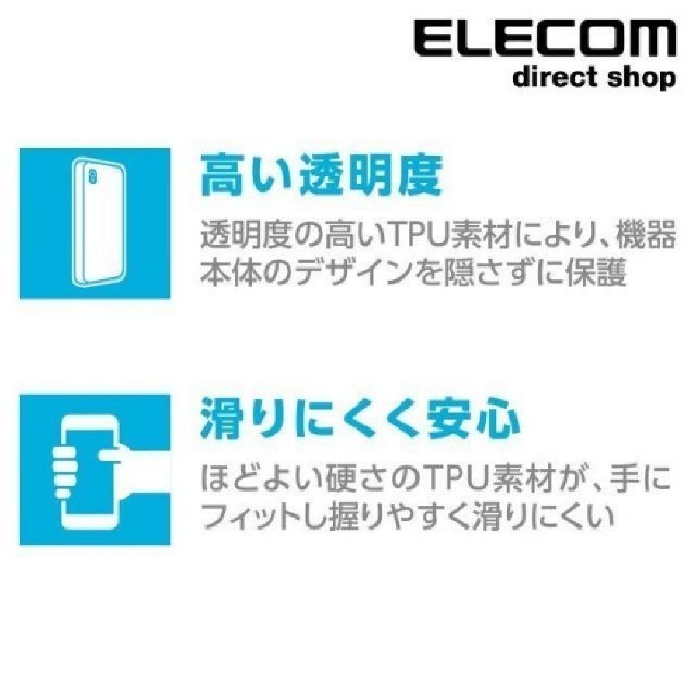 ELECOM(エレコム)の新品 GooglePixel3用ソフトケース極み クリア 469 スマホ/家電/カメラのスマホアクセサリー(Androidケース)の商品写真