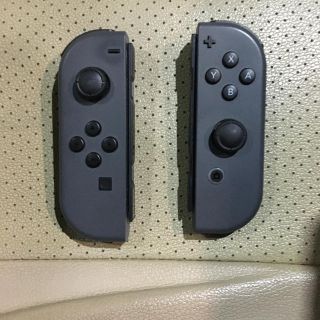 ニンテンドースイッチ(Nintendo Switch)のSwitch ジョイコン グレー 左右セット メンテナンス済(その他)